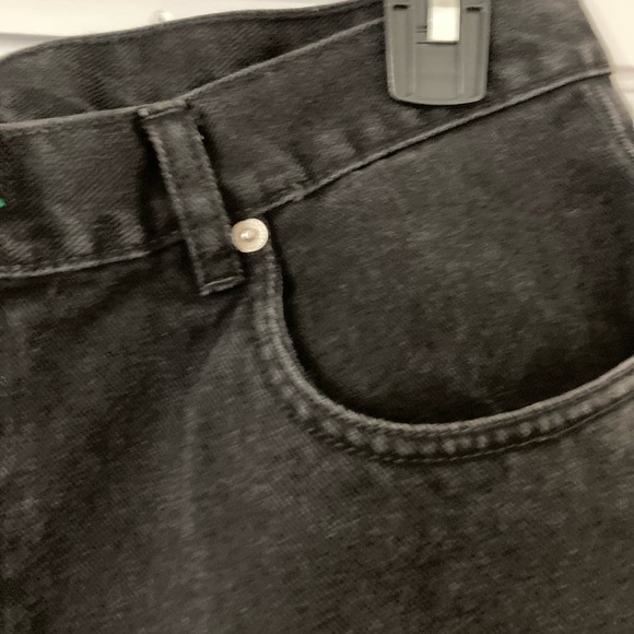 Tommy Hilfiger Black Jean Shorts Classic High-Waisted Design - Picture 6 of 11